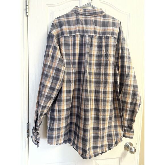 Cinch Mens Multicolor Plaid Long Sleeve Button Down Western Shirt Size XXL - Picture 16 of 16